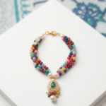 home 2 Laddu Gopal ji multi color bead necklace
