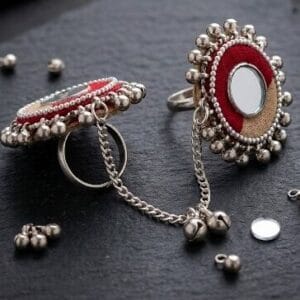 fabric mirror work ring