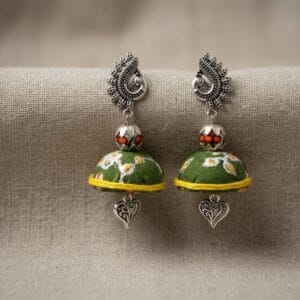 Handcrafted Handmade Fabric Earrings