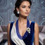 home 90 Handcrafted Royal Blue Necklace