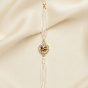 home 53 Handcrafted Kundan Rakhi