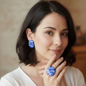 home 76 handcrafted gemstone jewelry set